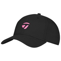 TaylorMade Radar Stock Golf Hat, Black/Pink