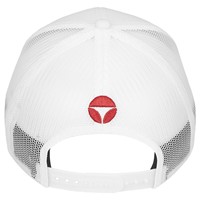 TaylorMade Radar Trucker Golf Hat, White/Navy