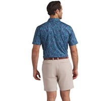 Puma Mens MATTR Northern Lights Golf Polo, Dark Blue