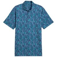 Puma Mens MATTR Northern Lights Golf Polo, Dark Blue