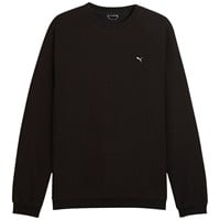 Puma Mens Boulder 2.0 Crewneck Golf Pullover, Black