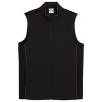 Puma Mens Cloudspun Fleece Hybrid Golf Vest, Black