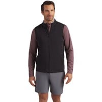 Puma Mens Cloudspun Fleece Hybrid Golf Vest, Black