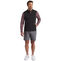 Puma Mens Cloudspun Fleece Hybrid Golf Vest, Black