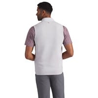 Puma Mens Cloudspun Fleece Hybrid Golf Vest, Grey