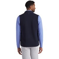 Puma Mens Cloudspun Fleece Hybrid Golf Vest, Navy