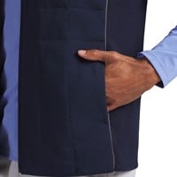 Puma Mens Cloudspun Fleece Hybrid Golf Vest, Navy