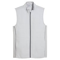 Puma Mens Cloudspun Fleece Hybrid Golf Vest, Grey