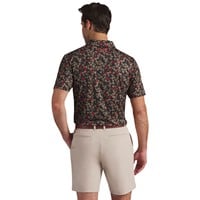 Puma Mens X Volition Poppy Golf Polo, Navy/Brown