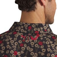 Puma Mens X Volition Poppy Golf Polo, Navy/Brown