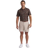 Puma Mens X Volition Poppy Golf Polo, Navy/Brown