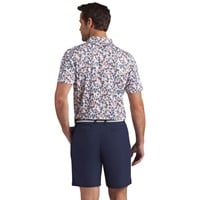 Puma Mens X Volition Poppy Golf Polo, White/Brown