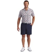 Puma Mens X Volition Poppy Golf Polo, White/Brown