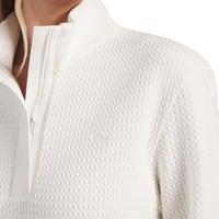 Puma Women's Boulder 1/2 Zip Golf Pullover, White