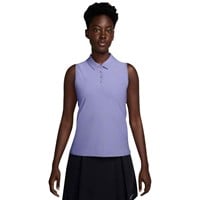 NIKE Womens Victory Sleeveless Golf Polo, Light Purple