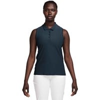 NIKE Womens Victory Sleeveless Golf Polo, Navy