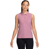 NIKE Womens Victory Sleeveless Golf Polo, Pink