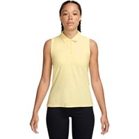 NIKE Womens Victory Sleeveless Golf Polo, Yellow
