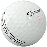 Titleist Pro V1x Left Dash Enhanced Alignment Golf Ball, White