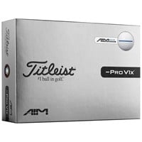 Titleist Pro V1x Left Dash Performance Alignment Golf Ball, White