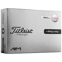 Titleist Pro V1x Left Dash Performance Alignment Golf Ball, White