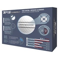 TaylorMade 2026 TP5 Stripe Golf Ball, White
