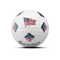 TaylorMade 2026 TP5x PIX USA Golf Ball, White