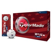 TaylorMade 2026 TP5x PIX USA Golf Ball, White