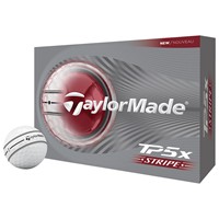TaylorMade 2026 TP5x Stripe Golf Ball, White