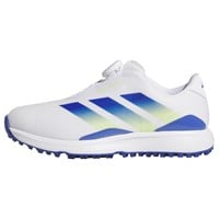 adidas Junior Codechaos Golf Shoes, White/Dark Blue