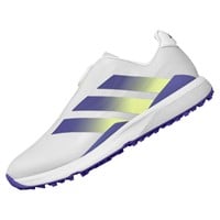adidas Junior Codechaos Golf Shoes, White/Dark Blue