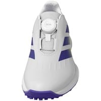 adidas Junior Codechaos Golf Shoes, White/Dark Blue