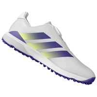 adidas Junior Codechaos Golf Shoes, White/Dark Blue