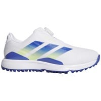 adidas Junior Codechaos Golf Shoes, White/Dark Blue