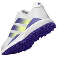 adidas Junior Codechaos Golf Shoes, White/Dark Blue