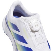 adidas Junior Codechaos Golf Shoes, White/Dark Blue