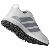 adidas Junior Codechaos Golf Shoes, White/Silver