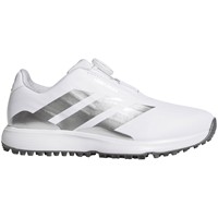 adidas Junior Codechaos Golf Shoes, White/Silver