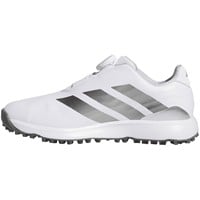 adidas Junior Codechaos Golf Shoes, White/Silver
