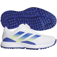adidas Junior Codechaos Golf Shoes, White/Dark Blue