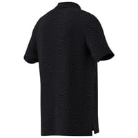 adidas Mens Ultimate365 Tour Cool Feeling Deco Golf Polo, Black/Grey