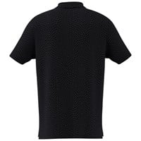adidas Mens Ultimate365 Tour Cool Feeling Deco Golf Polo, Black/Grey