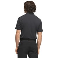 adidas Mens Ultimate365 Tour Cool Feeling Deco Golf Polo, Black/Grey