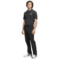 adidas Mens Ultimate365 Tour Cool Feeling Deco Golf Polo, Black/Grey
