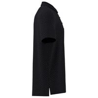 adidas Mens Ultimate365 Tour Cool Feeling Deco Golf Polo, Black/Grey