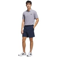 adidas Mens Ultimate365 Tour Cool Feeling Deco Golf Polo, Grey/Grey