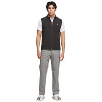 adidas Mens Ultimate365 Tour Cool Feeling Deco Golf Polo, White/Grey