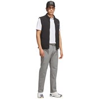 adidas Mens Ultimate365 Tour Cool Feeling Deco Golf Polo, White/Grey