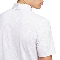 adidas Mens Ultimate365 Tour Cool Feeling Deco Golf Polo, White/Grey