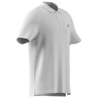 adidas Mens Ultimate365 Tour Cool Feeling Deco Golf Polo, White/Grey